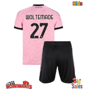 Juventus Nick Woltemade #27 Replica Away Stadium Kit for Kids 2026-27 Short Sleeve (+ pants)
